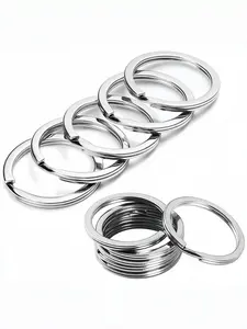 15pcs/30pcs Split Key Rings, Key Rings Bulk, Flat Keychain Ring, Split Key Ring for Home Car Keys, Bag Hanging Accessories