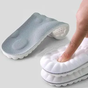 4D Men's Cloud Insoles-4D Technology Insole,Cloud Insoles - Super Soft Comfort shoe,Foot Protection - Keeps feet balanced and upright.One size fits most,adjustable by cutting along the curling line.