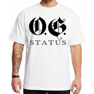 OG Status Chicano Style Graphic T-Shirt – Chicana Stlye Cholo Chola Streetwear, Gangster Clothes, 0322 Unisex Tee and Sweatshirt, Hoodie for Men & Women Top S-5XL full Size