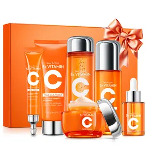 6PCS Skincare Set – Cleanser, Toner, Serum & Cream | Daily Hydrating Routine
