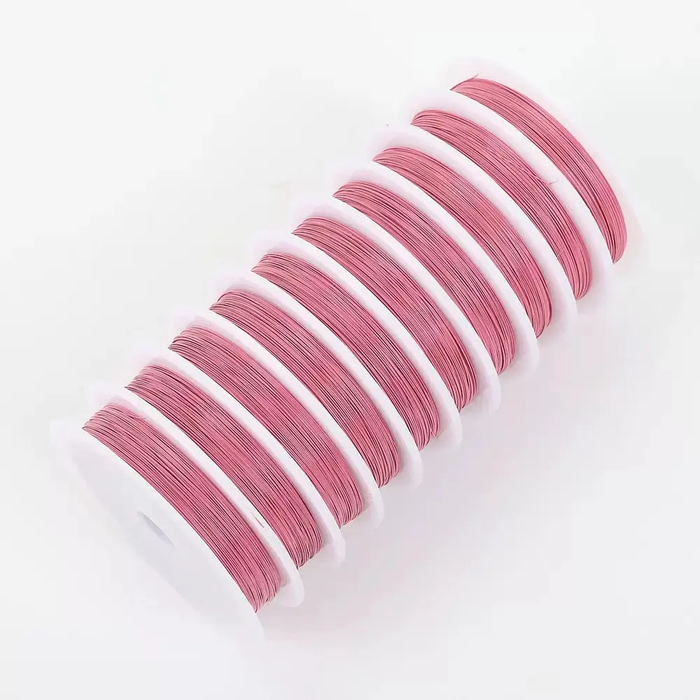 Pink color 304 soft wire 0.38mm(22 meters)