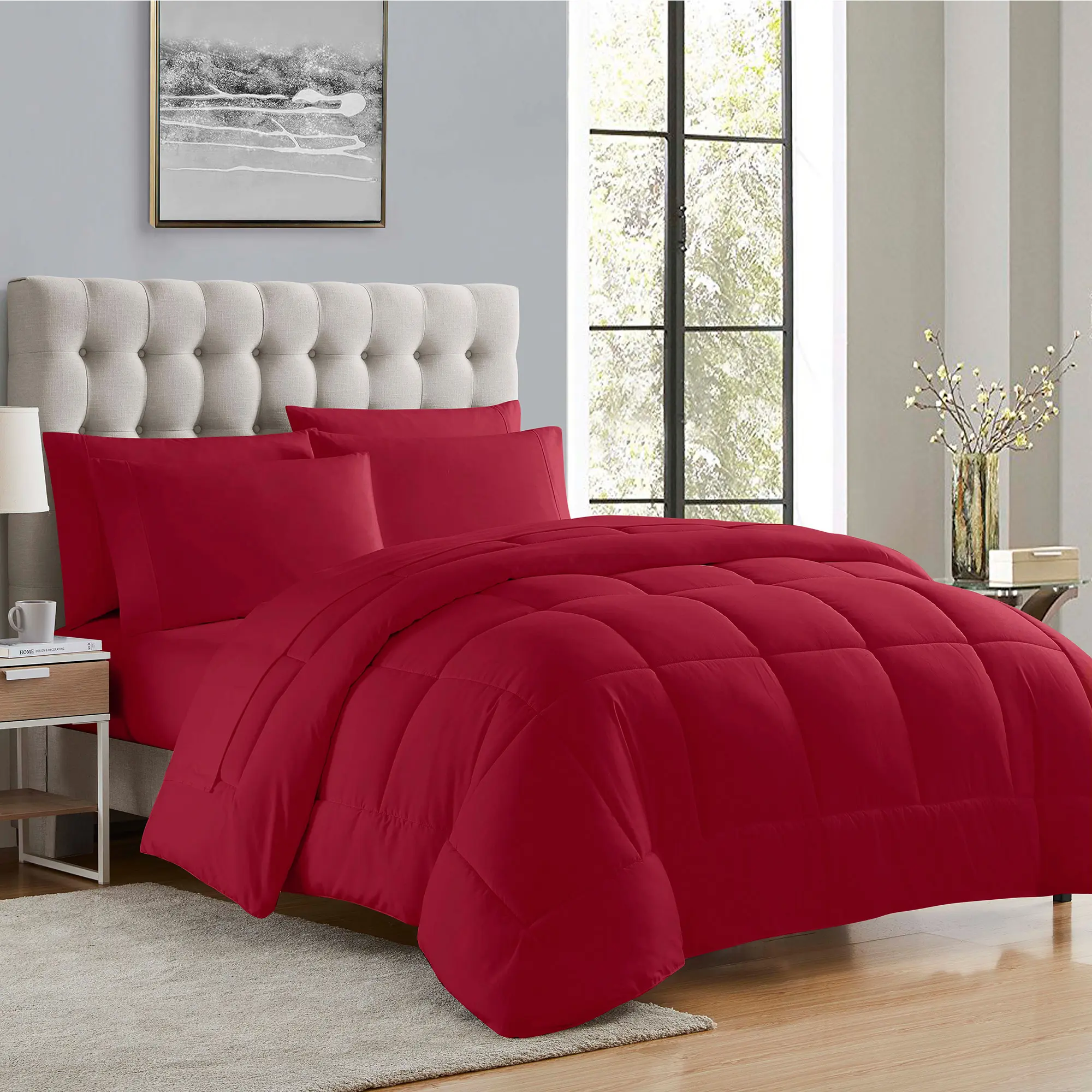 7pc Bed In A Bag Complete Luxury Super Soft Bedding and Sheet Set - Various Styles and Prints
