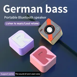 Connect Two for 360° Stereo Sound - Super Heavy Bass Bluetooth 5.3 Speaker, Multifunctional & Portable Mini Wireless Speaker for Home, Travel, Party【 Two can be concatenated 】 Connection Audio