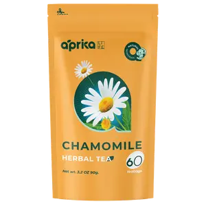 APRIKALIFE 100% Pure Chamomile Herbal Tea 60 Bags