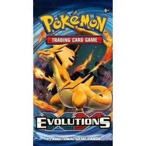 Pokemon XY Evolutions Pack - 10 Additional Game Cards for Trading Card Game - Official Pokémon Brand