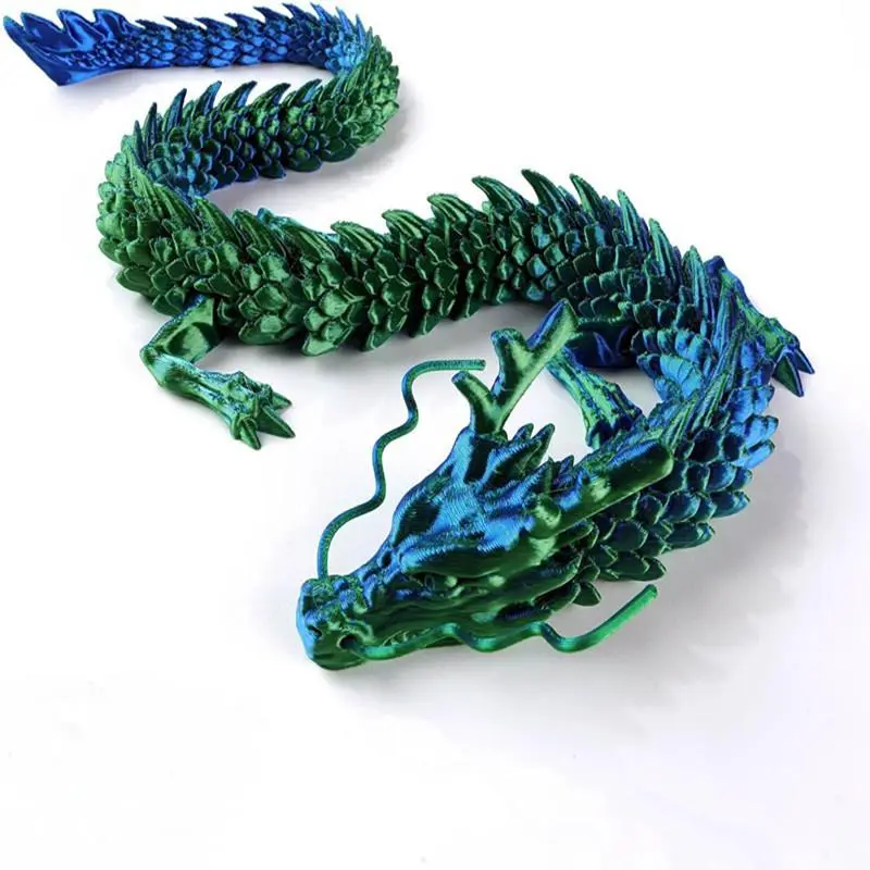 3D Printed Dragon Decorative Figures - Car Interior Dashboard Accessory, Multipurpose Ornament for Car & Home, Ideal Gift for Boys & Men
