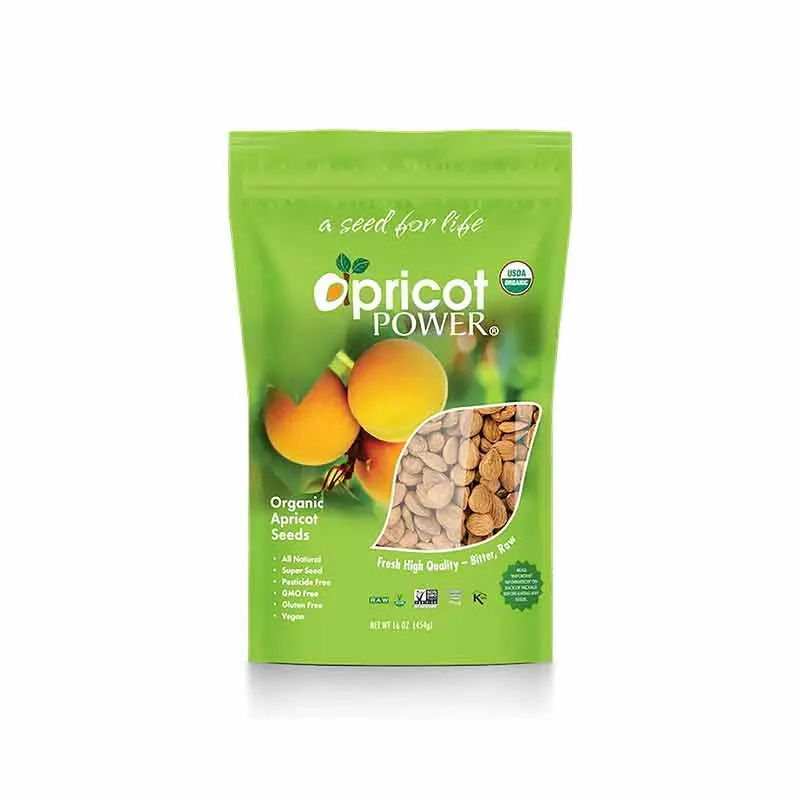 Turkish Bitter Raw Apricot Seeds - Raw, Bitter, Vegan, Gluten-free, GMO-free 16 oz