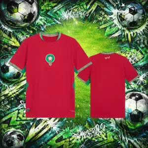 Morocco 25 26 Home kit White W.C National Team Jersey 2026 – Classic Red Heritage Edition