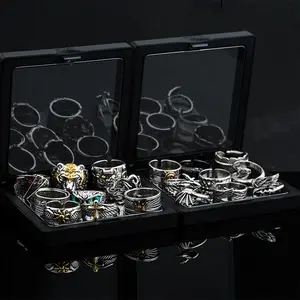 Retro opening adjustable ring, men's trendy high-end feel, American men's trendy accessories, personalized index finger, men's self-discipline