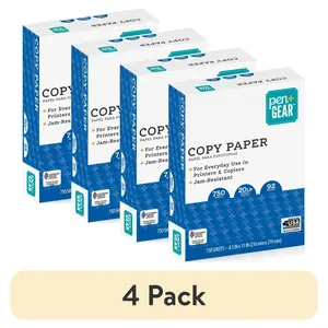 92 Bright, 750 Sheets Copy Paper, White, 8.5" x 11", 20 lb.,