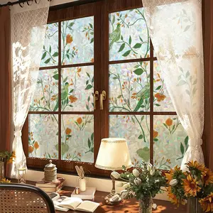 No Tools Needed! Static Cling Rainbow Window Film – Easy DIY, Removable, Holographic Privacy Glass Decorative Film