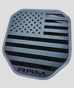 2019+ Ram Truck 5th Gen American Flag Tailgate Emblem