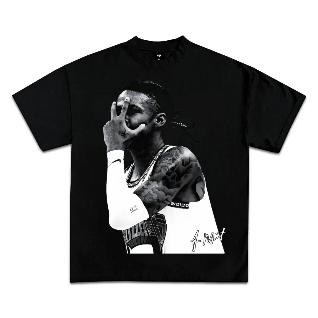 AllStar - Ja Morant Graphic Tees For Men, Cool Gift Ideas For Sports Fans Menswear Streetwear Crewneck Shortsleeve Casual Tshirt