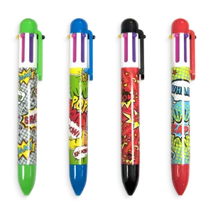 6 Click Pens: Comic Attach