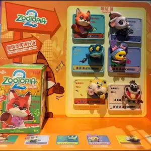 Disney Zootopia Super Citizen Pass Series - Magnetic Toy Blind Box, Collectible Fridge Magnets, Fun and Unique