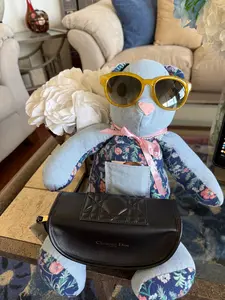 Pre-owned Christian Dior Gorgeous Amber/Yellow Sunglasses Never Worn