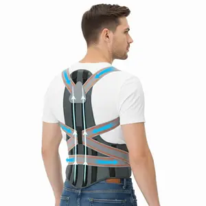 Full-Back Posture Support System - Breathable Corrector with Shoulder & Spine Alignment, Adjustable Unisex Support for All-Day Wear