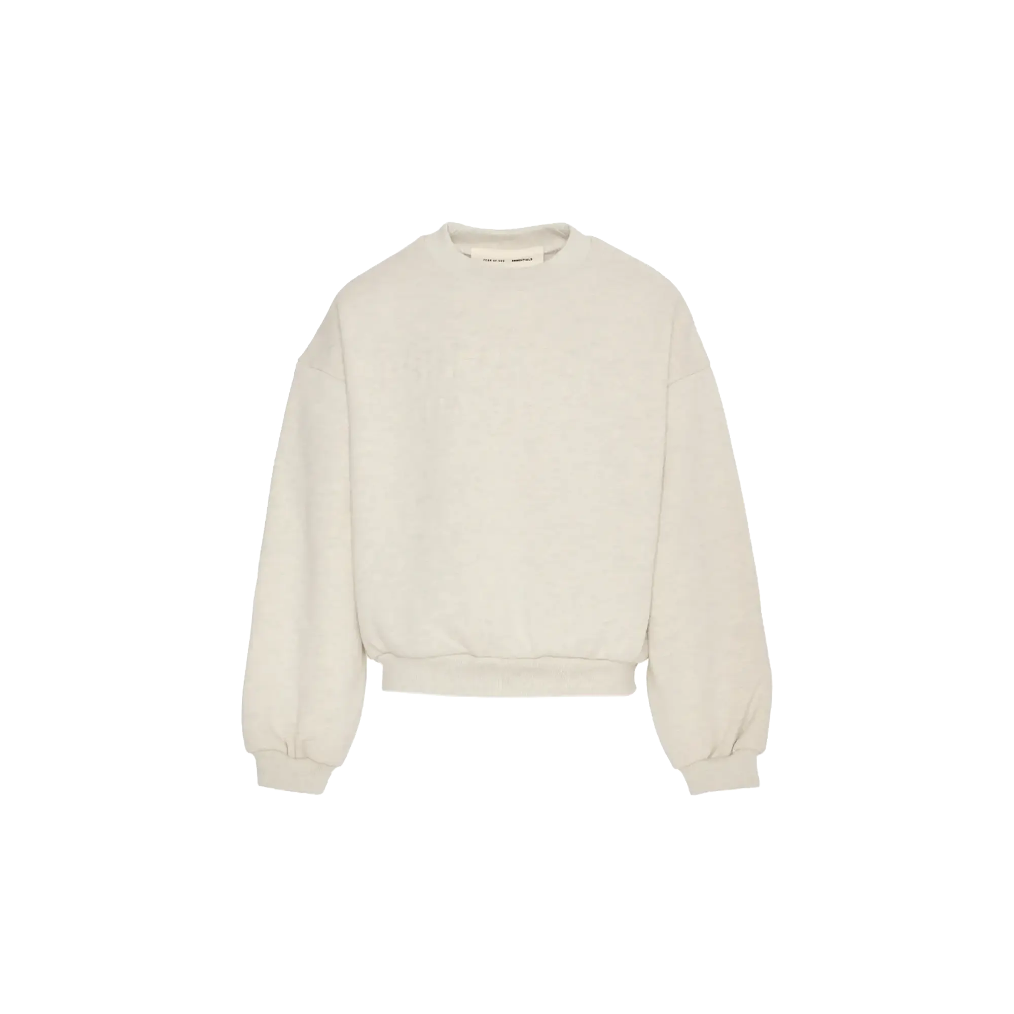 Essentials Embossed Classic Crewneck Sweatshirt GS "Oatmeal Heather" 785HO252541K