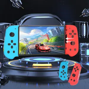GAMINJA NS055 Joy-con Bluetooth 5.0 Wireless Game Controller with RGB LED  Gamepad with Dual Vibration for Nintendo Switch/Lite/Oled, Left Right Handle Controller Accessories
