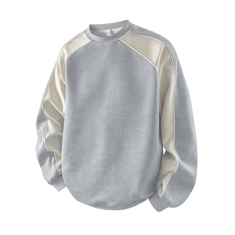 Men’s Color-Block Crew Neck Sweatshirt - Classic Versatile Athletic Clothes, Meticulous Details, Comfortable Easy-Care Casual Athletic Wear for Commuting #SummerWins #fathersdaygift