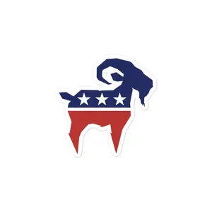 American Party Goat Sticker