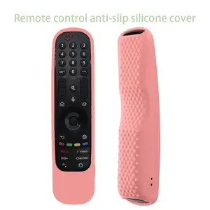 Silicone Case for LG AN-MR21GA / AN-MR22GA Remote Control [Shockproof] Anti-Slip Protective Cover for LG MR23GA MR24GN Magic Remote Case Sleeve Holder Protector Skin