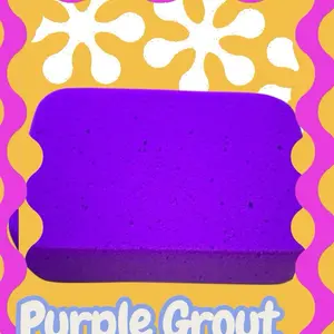 Purple grout sponge for all purpose use construction