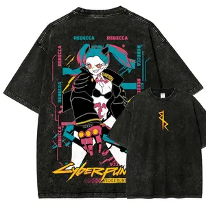 Cyberpunk Unisex Fit Washed T-Shirt  7