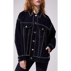 MICAH-DENIM PEARL JACKET