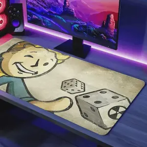 Fallout Desk Mat Vault Boy Playmat / Fallout New Vegas  Gaming Keyboard Mouse Pad, Game, Anime, Desk Mat Gaming Gear for Work Game Office Home, Gift for Friends