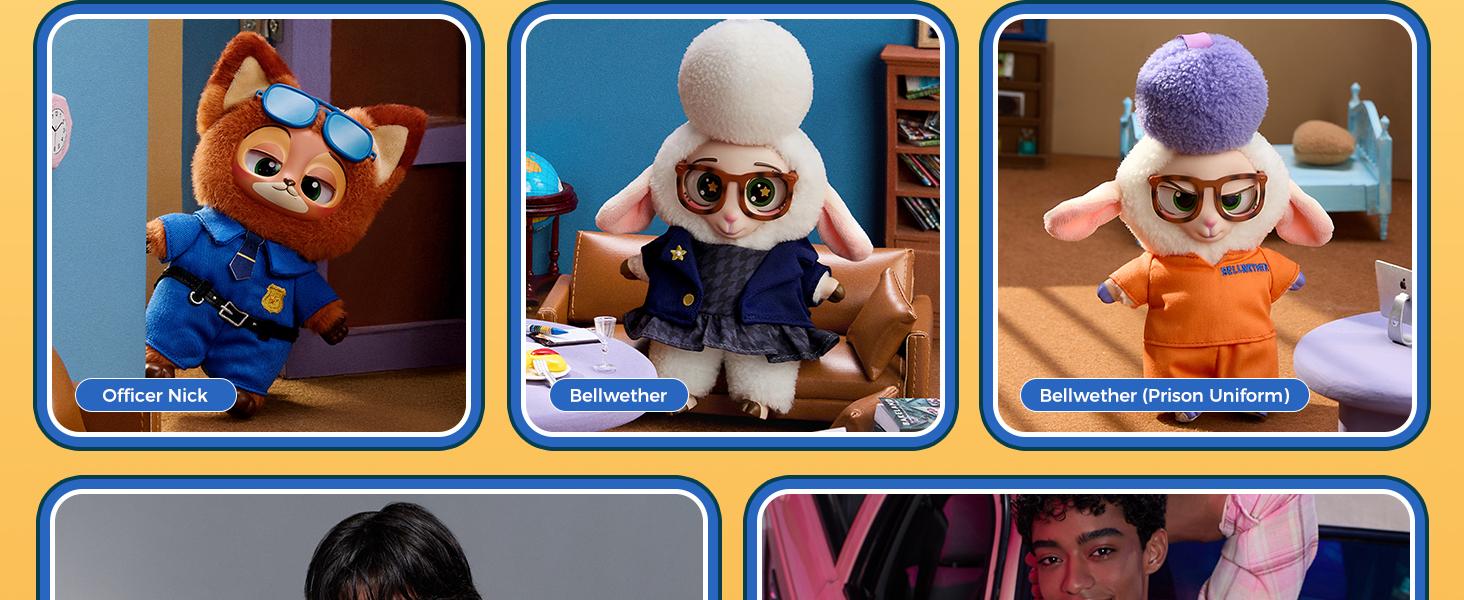 Disney Zootopia 2 Plush Blind Box,Keychain,Surprise Collectible Vinyl Plush Toys,Cute Collectible Stuffed Animals for Women | Adorable Surprise Gift, Office Decor & Unboxing Fun,Nick, Judy,Christmas Gifts New Year Gift