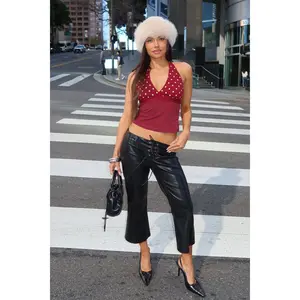 Ginny Mixed Polka Dot Halter Top