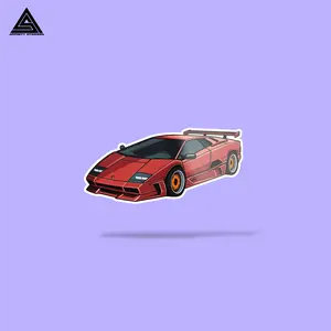Lamborghini Diablo Sticker || vinyl sticker, water bottle sticker, tumbler stickers, laptop decals, waterproof sticker, car stickers