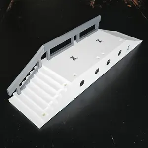 3DXYZ Infinity Up and Down Kit | Modular Magnetic Fingerboard Obstacle | Part of the Infinity Plaza System | Builds with All Z Blocks | Includes Stair Set, Platform & Rails