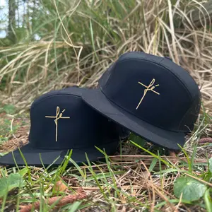 [6 Styles] Gorra Fé 7 Panel Flat Brim Hat