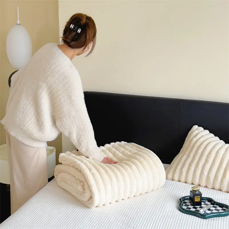 Cozy Sofa or Bed Throw Blanket Ultra Soft Flannel, Soft Warm Throw, Lightweight All-Season Blanket in Multiple Colors & Sizes, Perfect for Living Room, Bedroom, Travel, and Christmas Gifts, Soft Fluffy Blanket