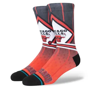 Stance NBA Fader Crew Socks - Chicago Bulls