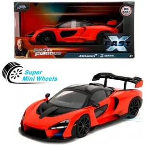 Jada 1:24 Fast & Furious Fast X - McLaren Senna – Orange - Diecast Model Car