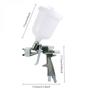 Pneumatic spray gun, high-efficiency atomization spraying tool, professional automotive spray gun, suitable for car body repair and painting, high-precision spraying, high-performance spray gun