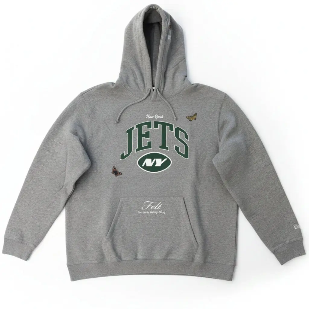 FELT x New Era "New York Jets" Grey Hoodie