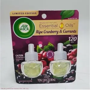 Air Wick Scented Oil Refill Ripe Cranberry & Currants 2 ct