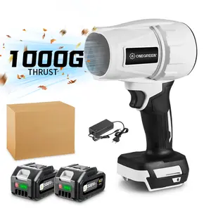 ONEVAN Cordless Leaf Blower,Turbo Blower Hair Dryer, With 2 x 588VF Batteries, Handheld Powerful Car Dryer, Car Cleaning & Snow Removal