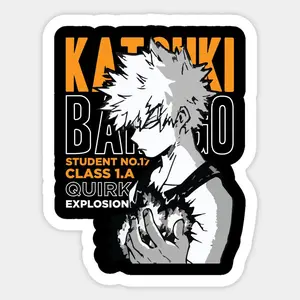 Katsuki Bakugo Katchan My Hero Academia Sticker
