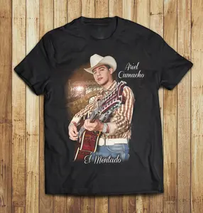 Ariel Camacho El Mentado T-Shirt, Mexican Corrido Music Legend Tee, Norteño Style Graphic Shirt, Regional Mexican Band Tribute, Western Cowboy Outfit Streetwear for Fans of Ariel