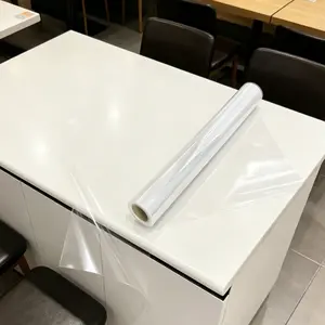 1 roll Clear Static Cling Window Film, No Residue Removal Reusable Film, Repositionable Protective Film for Home Office Smooth Glass Surfaces, Temporary Decoration & Surface Protection