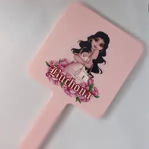 Mini handheld makeup Mirror
