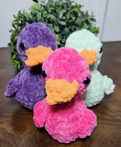 Amigurumi Crochet Duck, Soft Duck Plushie, Stuffed Duck Amigurumi Plushie, Gift Present Birthday Christmas