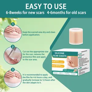 High-Performance Silicone Scar Flattening Sheets – Reusable Medical Grade Solution for Hypertrophic & Keloid Scarring