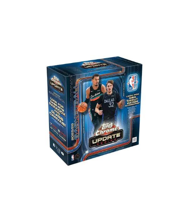 (LIVE OPEN) 2025/26 Topps NBA Chrome Update Series Mega Box (NBA Debut Patch Autographs)