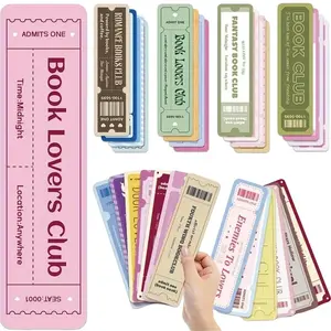 30-Piece Cute Bookmark Set, Book Page Markers, Fun Reading Accessories for Women, Ideal for Book Clubs & Fans, Dark Romance Fantasy Horror Real Crime Gifts